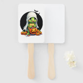 Éventail Cute Halloween Turtle Ghost avec bonbon (7) (Devant et derrière)