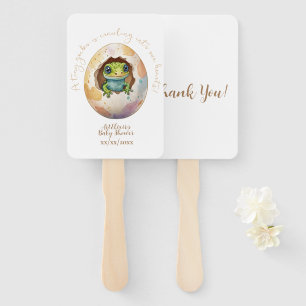 Éventail Cute Kawaii Gecko Lizard Baby shower d'oeufs