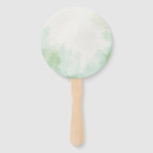 Éventail Cute Lion Giraffe Fleur tropicale Fête d'anniversa (Dos)