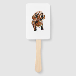 Éventail Dachshund 1