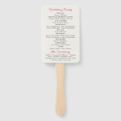 Éventail Daffodiles botaniques Daisy Peony Flowers Mariage (Dos)