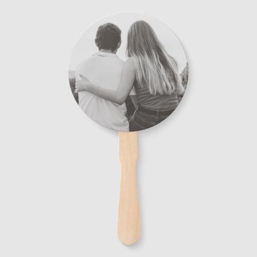 Éventail Dahlia Sage Green Contemporain Mariage moderne (Dos)