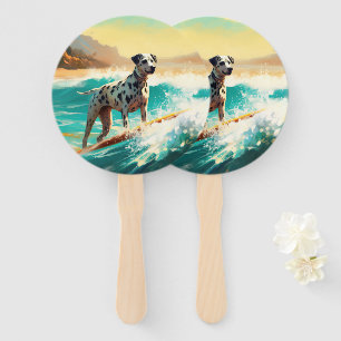 Éventail Dalmation Plage Surf Peinture