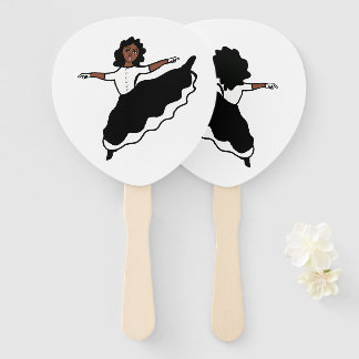 Éventail Dancer Fans BW #1