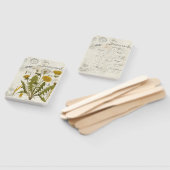 Éventail Dandilion Mariage Fan (Non-assemblé)