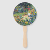 Éventail Dans le jardin par Claude Monet (Dos)