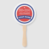 Éventail DD-214 Alumni Retraite personnalisée de la force a (Dos)