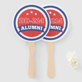 Éventail DD-214 Retraite militaire vétéran de l'Armée de te (Devant et derrière)