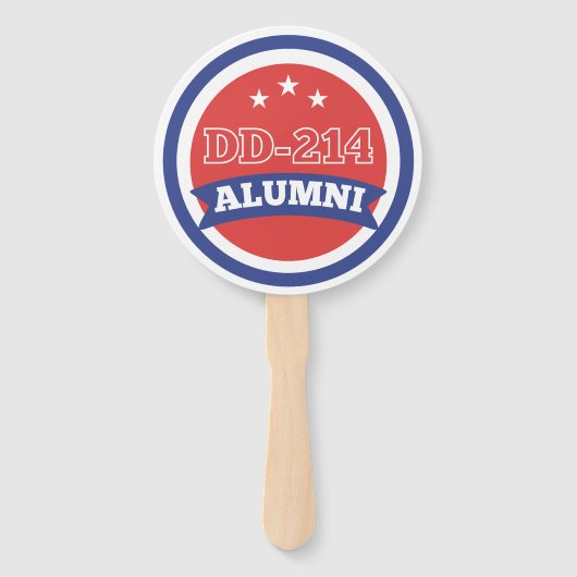 Éventail DD-214 Retraite militaire vétéran de l'Armée de te (Devant)