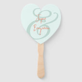 Éventail de mariage 'Avoir et garder' (Devant)