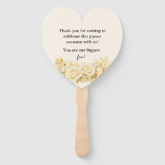 Éventail de mariage élégant