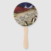 Éventail Déclaration d'indépendance (Dos)