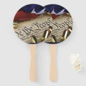 Éventail Déclaration d'indépendance (Devant et derrière)