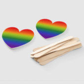 Éventail Dégradé arc-en-ciel trié (Non-assemblé)