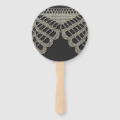 Éventail Dentelle Crochet (Dos)