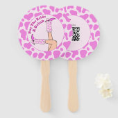 Éventail Dernier Rodéo Rose Cowgirl Acheter La Mariée Un Ve (Devant et derrière)