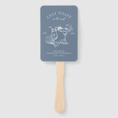 Éventail Dernier Toast Sur La Côte Bachelorette Fête (Devant)