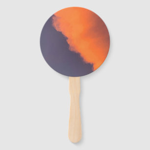 Éventail Des nuages magiques et rêvés dans des couleurs rêv