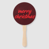 Éventail Design joyeux et tendance de "Joyeux Noël" (Dos)