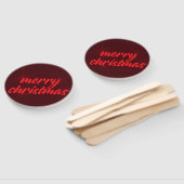 Éventail Design joyeux et tendance de "Joyeux Noël" (Non-assemblé)