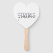 Éventail Design moderne, simple, chic et élégant Strong For (Devant)