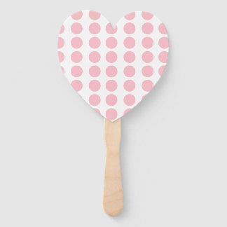 Éventail Design Pois rose