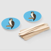 Éventail dessin animé d'aigle des Philippines (Non-assemblé)