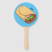 Éventail dessin animé de Burrito (Dos)