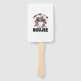Éventail Dessin de gravure vintage Halloween fantôme boujee
