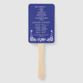 Éventail Destination Grèce Mariage Santorin (Dos)