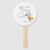 Éventail Destination Mariage Floride (Devant)