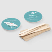 Éventail Destination mariage Jamaïque (Non-assemblé)