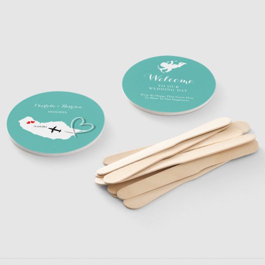 Éventail Destination Mariage Madère Europe Ventilateur à ma (Non-assemblé)