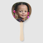 Éventail Deux beignets sucrés Chocolat Brown 2e anniversair (Dos)