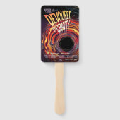 Éventail Dévasté Par Gravité Halloween Trou Horreur Noir (Dos)