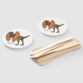 Éventail Dilophosaurus dessin animé (Non-assemblé)