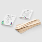 Éventail Dinosaur Two Grooms Gay Wedding Ceremony (Non-assemblé)