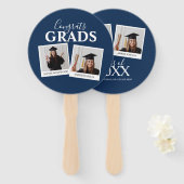 Éventail Diplôme conjoint | 2 Photo (Devant et derrière)