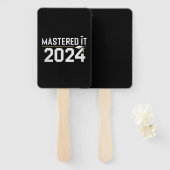 Éventail Diplôme de Master Maîtrisé 2024 Diplôme de Master (Devant et derrière)