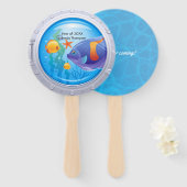 Éventail Diplôme nautique (Devant et derrière)