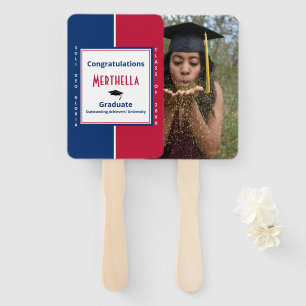 Éventail Diplôme personnalisé garde photo SOLI DEO GLORIA