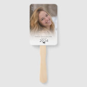 Éventail Diplôme personnalisé moderne avec 2 photos (Dos)