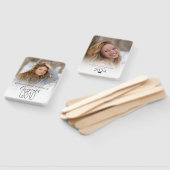 Éventail Diplôme personnalisé moderne avec 2 photos (Non-assemblé)