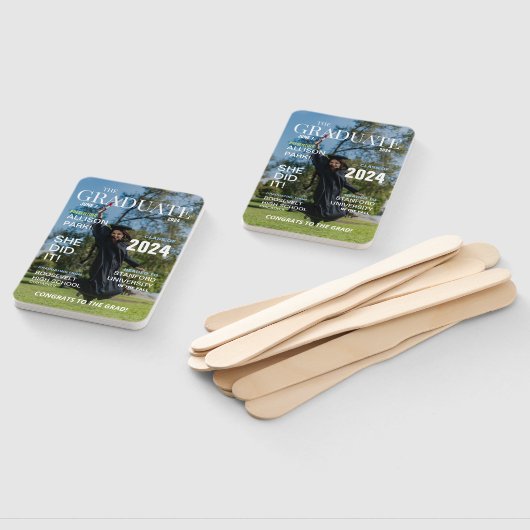 Éventail Diplôme photo d'un magazine moderne (Non-assemblé)