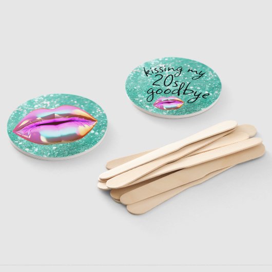 Éventail Dire adieu à mes "20 ans" (Non-assemblé)