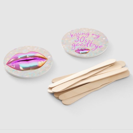 Éventail Dire adieu à mes "30 ans" (Non-assemblé)