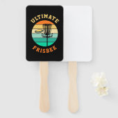 Éventail Disque Golf Ultimate Frisbee (Devant et derrière)