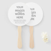 Éventail do-it-yourself (Autres options) - (Devant et derrière)