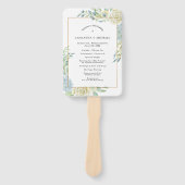 Éventail do-it-yourself Chic Rose Hydrangea Programme de ma (Devant)