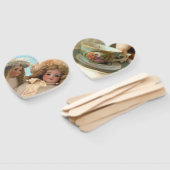 Éventail Dolly Tea Party Anniversaire Fan Faveurs (Non-assemblé)